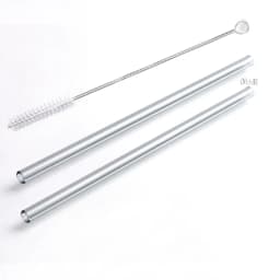 2Pcs Colorful Drinking Straws High Borosilicate Glass Straw Reusable Straws for Smoothies Juice Milkshake Coffee Cocktail Straw