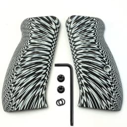 1 Pair Sunburst Texture Custom G10 CZ75 Grips for CZ 75/85 Compact,CZ P-01,P100,C100,T100,PCR,CZ 75 D,Gun Grips Screws Included