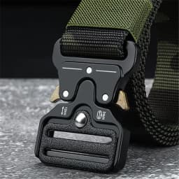 Plus Size 150 170cm Men's Belt Army Outdoor Hunting Tactical Multi Function Combat Survival Marine Corps Canvas Nylon Belts