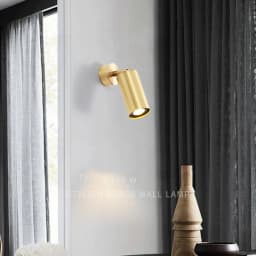 Adjustable Wall Lamp Nordic Brass LED Sconce Golden Bedroom Bedside Porch Home Decor Lighting or Store Shop Decors Spotlight