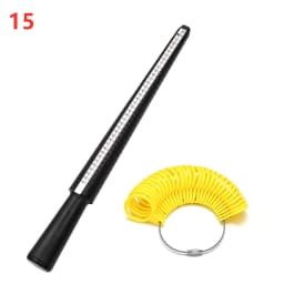 1pcs Professional Jewelry Tools Ring Mandrel Stick Finger Gauge Ring Sizer Measuring UK/US Size For DIY Jewelry Size Tool Sets