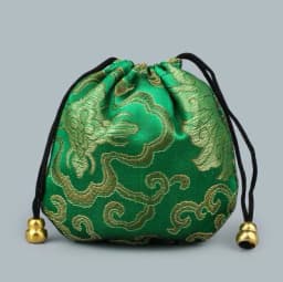 12pcs 11x11cm Silk Drawstring Pouch Bag for Necklace Bracelet Beads Jewelry Packaging Christmas Wedding Gift Organizers Pocket