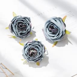 5 Pcs Artificial Roses Head Valentine Decora Home Room Wedding Wreath Bridal Accessories Clearance Garland Material Fake Flowers