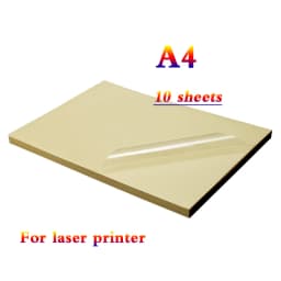 A4 Transparent Self-adhesive Printing Paper PET Label Sticker Waterproof And High Temperature Resistant Laser Inkjet Printing