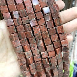 8*8mm Natural Square Agates Tiger Eye Turquoises Amazonite Crystal Jades Stone Beads For Jewelry Making DIY Bracelet Necklace