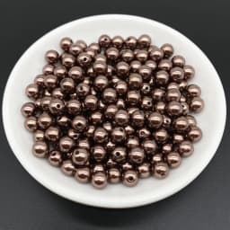 4 6 8 10mm Imitation Pearl Acrylic Beads Loose Spacer Round Bead Necklace Bracelet Pendant Earrings Jewelry Making DIY #Ro