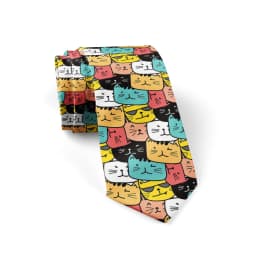 Funny Harajuku 3D Printing Cute Cartoon Men Tie New Men Polyester Necktie Novelty Kawaii Animal Avatar Ideas Necktie