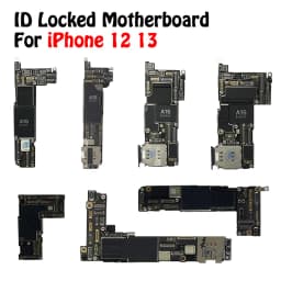 Locked iCloud ID Motherboard For iPhone 12 13 14 15 Pro Max Swap Practice Logic Board Complete Power On Screen Test mainboard