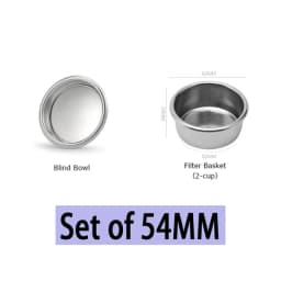 Coffee Filter Basket 51mm 54mm 58mm Clean Cup Non Pressurized Replacement For E61 Delonghi Breville Portafilter Accessories