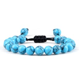 Men Energy Beads Bracelet Adjustable Natural Stone Agates Onyx Charm Bracelets Chakra Healing Women Yoga String Bangles Jewelry