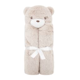 Baby Blanket New Thicken Double Layer Plush Infant Swaddle Wrap Pink Rabbit Toy Newborn Baby Bedding Children Blanket Bebe Duvet