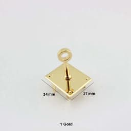 40pcs 5pcs Repair high end lock seat female package lock buckle twist bag hardware accessories platinum bag lock Arch bridge