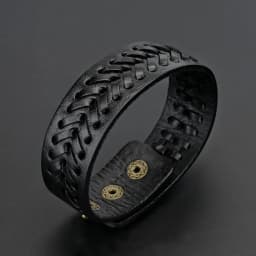 2024 Personalized Jewelry Bracelets Bangles Cuff Bracelet Men Vintage Handmade Weave Smooth PU Leather Bracelet Pulsera Hombre