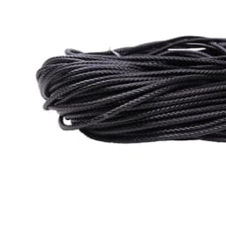 2-5meter Black Brown Braided PU Leather Cord 3 4 5 6 8 10 12 mm Round Leather Strap Rope Strings for DIY Bracelet Jewelry Making