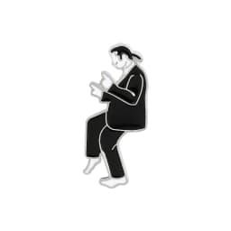 Pulp Fiction Enamel Pins Disco Impromptu Swing Dance Brooches Badges Fashion Movie Pin Gifts for Friends