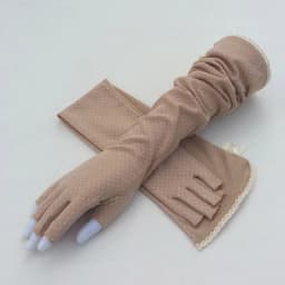 Summer half refers to cycling driving thin long ladies UV protection touch screen cotton sleeve sports fitness gloves B90