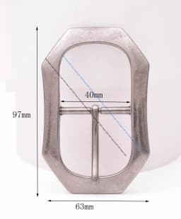 Quality Strong Rectangle Solid Antique Siliver Long Men Center Bra Buckle Leathercraft Jeans Belt Buckle Replacement Fit 40mm