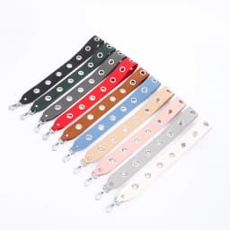 PU Leather Rivet Bag Strap Women Shoulder Crossbody Bag Belt Solid Wide Strap Bag Part Accessories Female Messenger Bag Strap