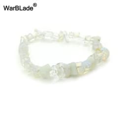 Natural Gem Stone Bracelet Amethyst Irregular Stretch Chip beads Nuggets Quartz Bracelets Bangles Crystal Wristband For Women