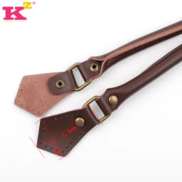Handle Bag Straps Genuine Leather 40cm/50cm/60cm Handle Belt Shoulder Bag Handles Replacement for Handbags Strap DIY Accessories