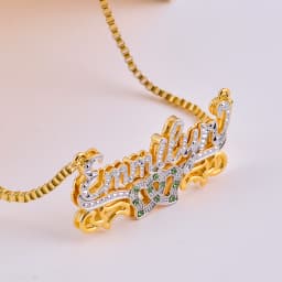 DUOYING Custom Double Gold plated Nameplate Two color Tone Necklace Personalized Double Names Choker For Valentine's Day Gift