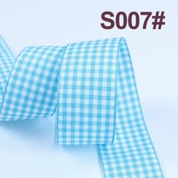5Yards/Roll Plaid Ribbons Grosgrain Ribbon Gift Wrapping Polyester Ribbon Handmade DIY Bow Wedding Party Home Decor