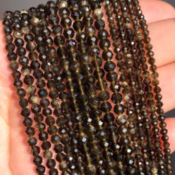 2 3 4mm Faceted Lapis Lazuli Gem Beads Natural Loose Stone Beads for Jewelry Making DIY Bracelet Earrings Accessories 15''Inches