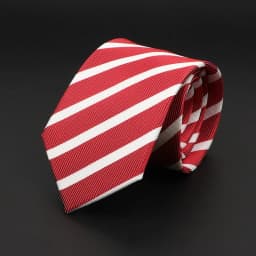 New Men's Tie Classic Red Blue Black Solid Color Stripe 7cm Jacquard Necktie Daily Wear Business Formal Wedding Tie Gift For Men