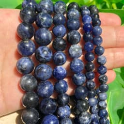 Natural Stone Beads 4 6 8 10mm Turuoqises Lava Amazonite Agates Amethysts Round Beads for Jewelry Making DIY Handmad Bracelet