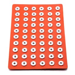 2022 New High Quality Snap Jewelry Display Board Fit 18mm Snap Buttons Jewelry Black Flannel PVC Snap Display Holder