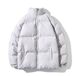 Winter Jacket Men Parkas Thicken Warm Coat Mens Stand Collar Solid Color Casual Parka Women Fashion New Streetwear 5XL