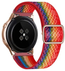 20mm 22mm strap For Amazfit bip 6/Samsung Galaxy Watch 7/6/5/4 classic Nylon Elastic HUAWEI GT5/Redmi watch 5 active Lite band