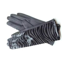 Women Bow Plush Wrist Cotton Touch Screen Driving Glove Winter Cashmere Thicken Full Finger Sport Cycling Warm Mitten H84