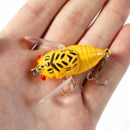 1pcs Simulation Cicada Hard Fake Bait Fishing Lure 5cm 6g Bionic Iscas Artificial Wobblers Crankbait Pesca Insect Pike Tackle