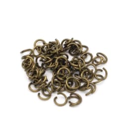 200pcs 4 5 6 7 8 9 10mm Open Jump Rings Split Rings Connectors For Diy Jewelry Finding Making Accessories Wholesale Supplies