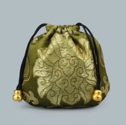 12pcs 11x11cm Silk Drawstring Pouch Bag for Necklace Bracelet Beads Jewelry Packaging Christmas Wedding Gift Organizers Pocket