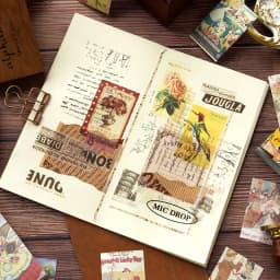50pcs Kawaii Stationery Stickers Time Chapter Series DIY Craft Scrapbooking Album Junk Journal Happy Planner Diary Stickers