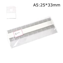 100pcs PVC Slot Hole Adhesive Hang Tabs Tags Hook Merchandise Package Box Bag Hangers Peghooks Display For Store Retail Display