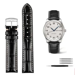 Genuine Leather Watchband Watch Strap For Longines L2 L3 L4 Masters COLLECTION Watch Belt Bracelet Cowhide Strap 19mm 20mm 21mm