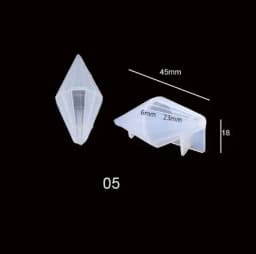 Quartz Shard Crystal Silicone Mold Point Mould Epoxy Resin UV Resin Craft Supplies UV Resin Epoxy Mold DIY Jewelry Pendant