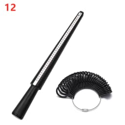 1pcs Professional Jewelry Tools Ring Mandrel Stick Finger Gauge Ring Sizer Measuring UK/US Size For DIY Jewelry Size Tool Sets