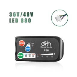 KT Ebike LCD Led Display Kuteng 24V 36V 48V Lcd3 Lcd8h Led 880 LCD7 Electric Bicycle Bike Display for Electric Bike Kit