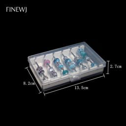 Acrylic Jewelry Charm Beads Storage Box for Trollbeads Bracelet Ring Holder Organizer Tray Diy Finding Display Stand Rack Case