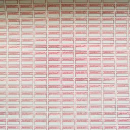 1500pcs Warranty Sticker Security Seal Size 10*5mm Red Color Rectangle Shape Fragile Label