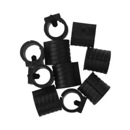 10pcs Chair Leg Pad Damper Stool Anti-Front Tilt Pipe Clamp U Shaped Floor Glides Tubing Caps Tube Rear Pad Floor Protector