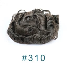 Man Human Hair 80%Density Ultra Thin 0.02mm Full Skin PU New Men Toupee Grey White 1B80 60R# Male Hairpieces Capillary Prosthes