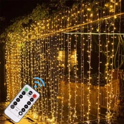 Christmas Decoration 3*3 6*3 9*3M Window Curtain Lights Outdoor Garland for Wedding Garden Patio String Lights New Year 2024
