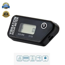 Waterproof Resettable LCD Wireless Vibration Hour Meter For Chainsaw Pit Bike Dirt Quad Bike Lawn Mower Snowmobile ATV Marine Mo