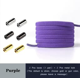 Flat No Tie Shoe laces Black White Shoelaces for Sneakers Elastic Laces without ties Kids Adult Quick lace for Shoes Rubber Band