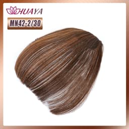 Synthetic Bangs Clip-in Hair Extensions Thick Bangs Hairpieces for Women Daily Heat Resistant Fake Bangs